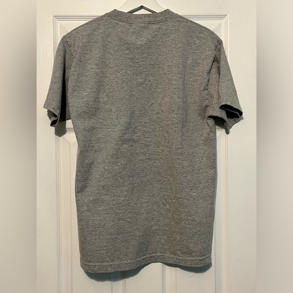 EUC Run For Cover Records hand logo shirt heather gray size medium - Picture 2 of 5